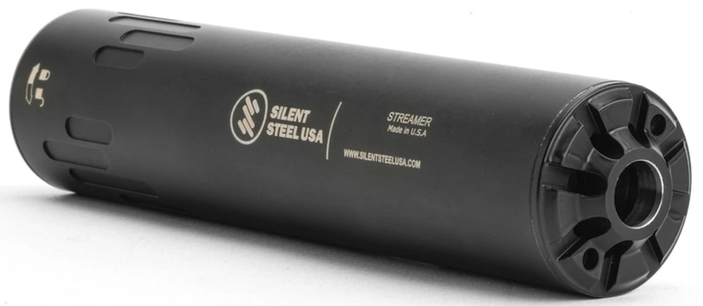 Silent Steel Streamer HUB Mount Suppressor - Black - 5.56mm - New-img-3