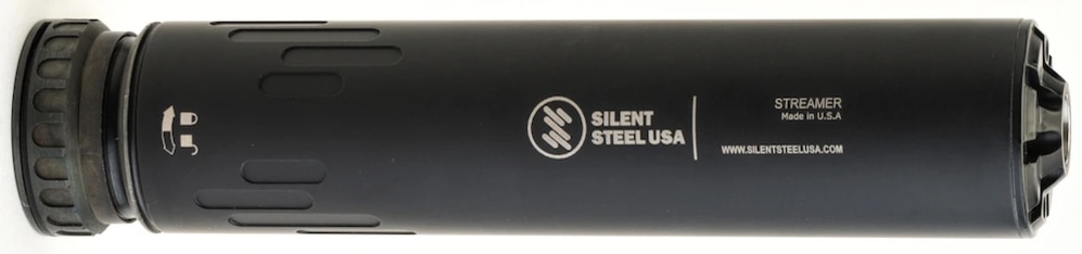 Silent Steel Streamer HUB Mount Suppressor - Black - 5.56mm - New-img-1