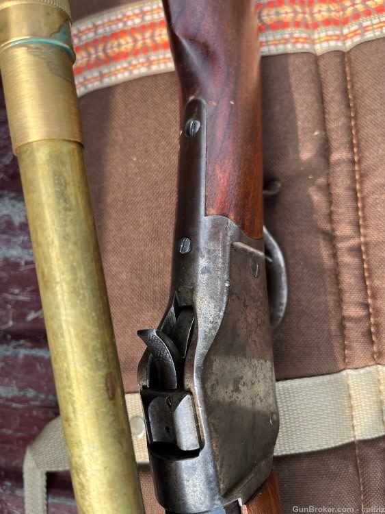 Winchester 1885, Set Trigger, antique.  Includes ammunition-img-15