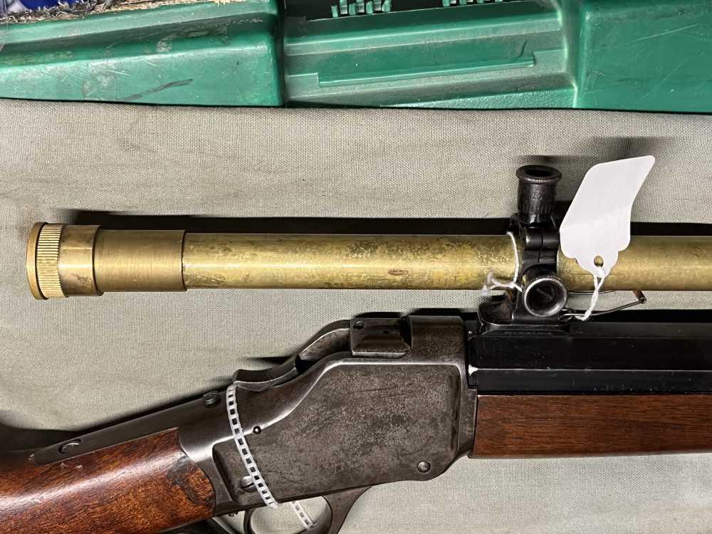 Winchester 1885, Set Trigger, antique.  Includes ammunition-img-28