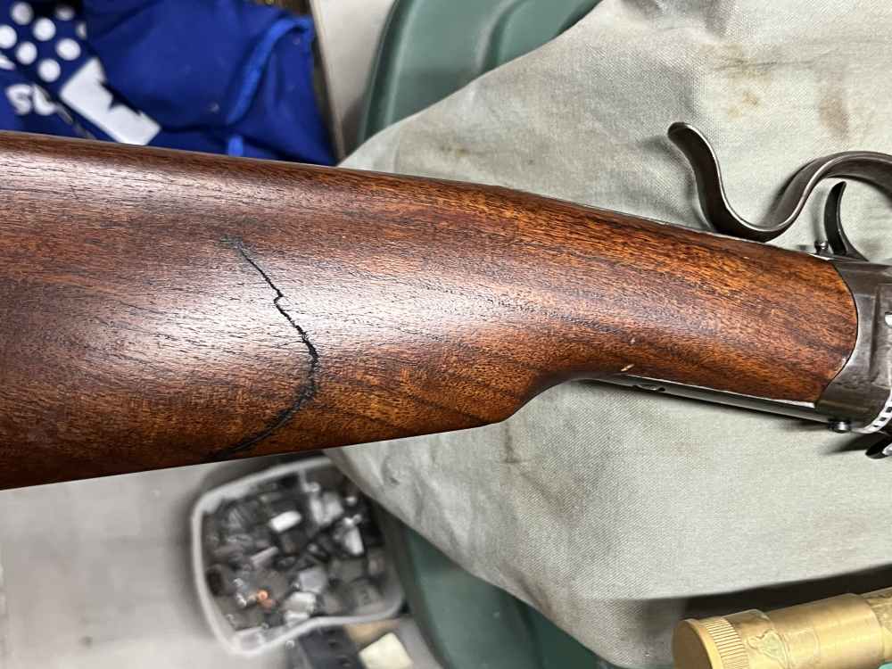 Winchester 1885, Set Trigger, antique.  Includes ammunition-img-26
