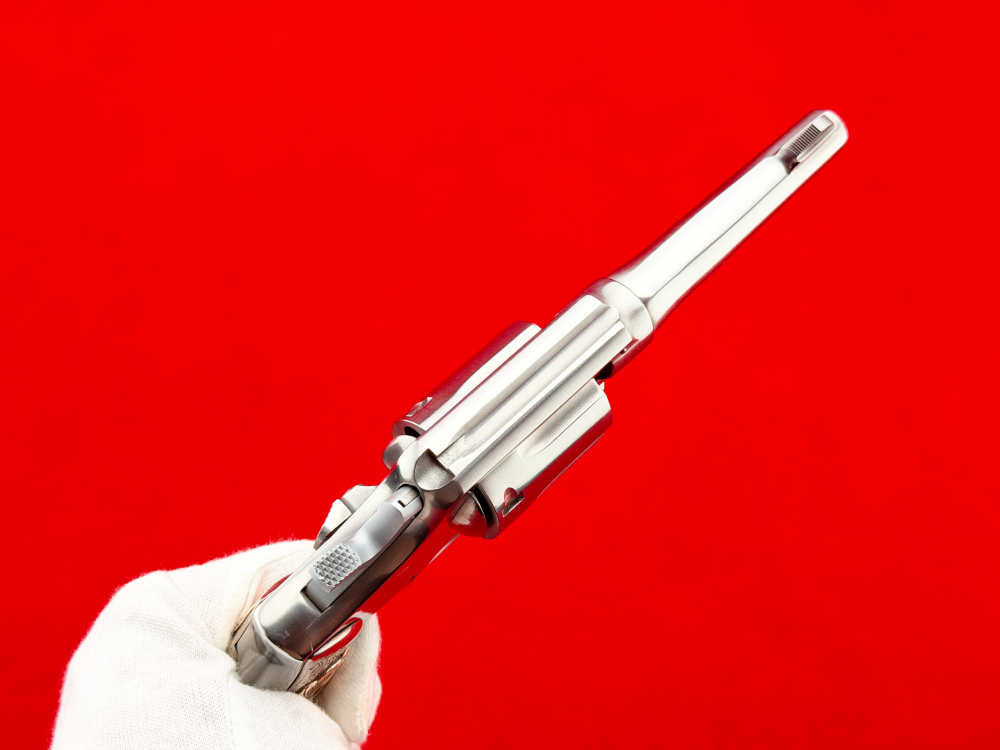 1973 S&W Model 64 .38 Special 4" Stainless w/ ENGRAVED STERLING SILVER GRIP-img-13