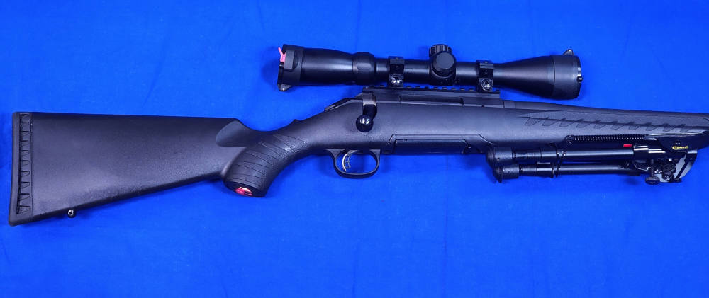 RUGER AMERICAN .243 WIN 22" W/ SCOPE & BIPOD - EXCELLENT-img-2