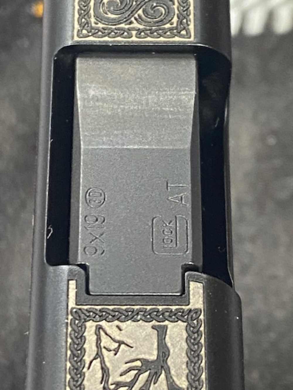 Glock 43X Engraved (Loki & Thor) 9MM 3 Magazines w/ Streamlight TLR-6 -img-15
