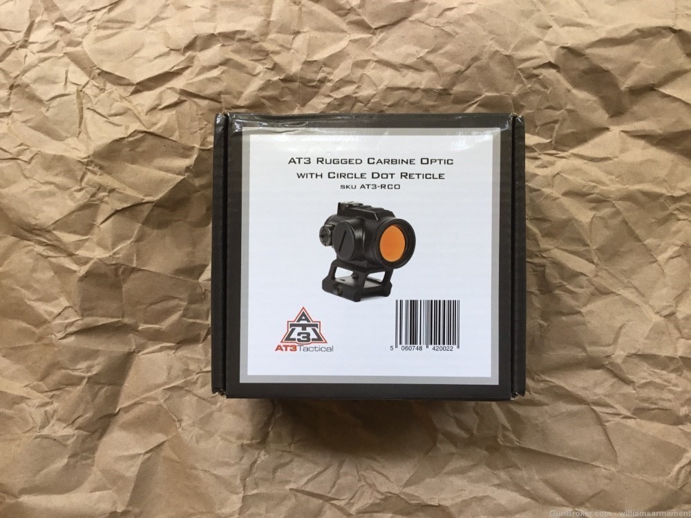 AT3 Tactical RCO Rugged Carbine Optic circle red dot nvg settings risers-img-0