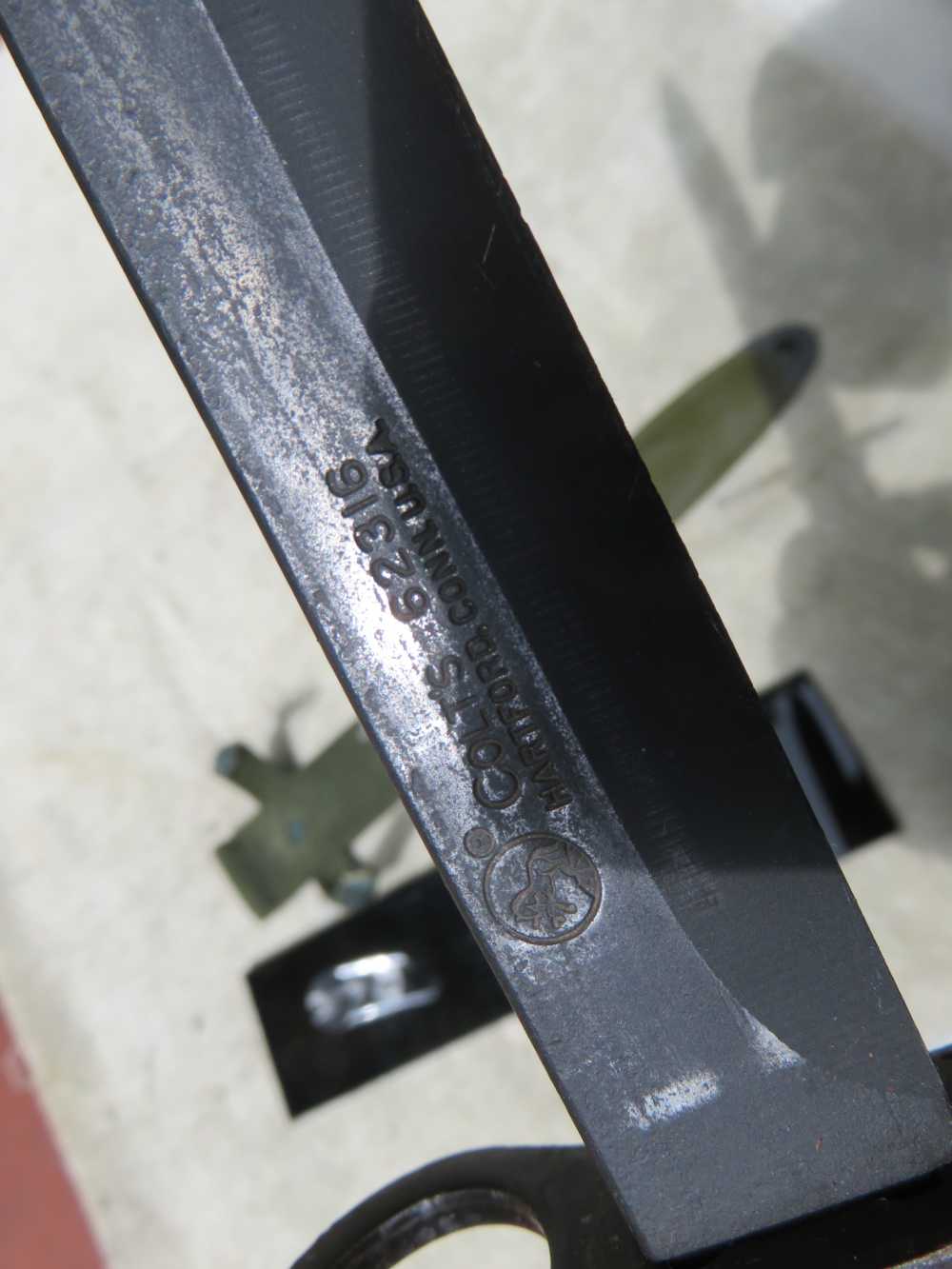 COLT M16 Vietnam Era M7 Factory Bayonet W/Scabbord all Original-img-12