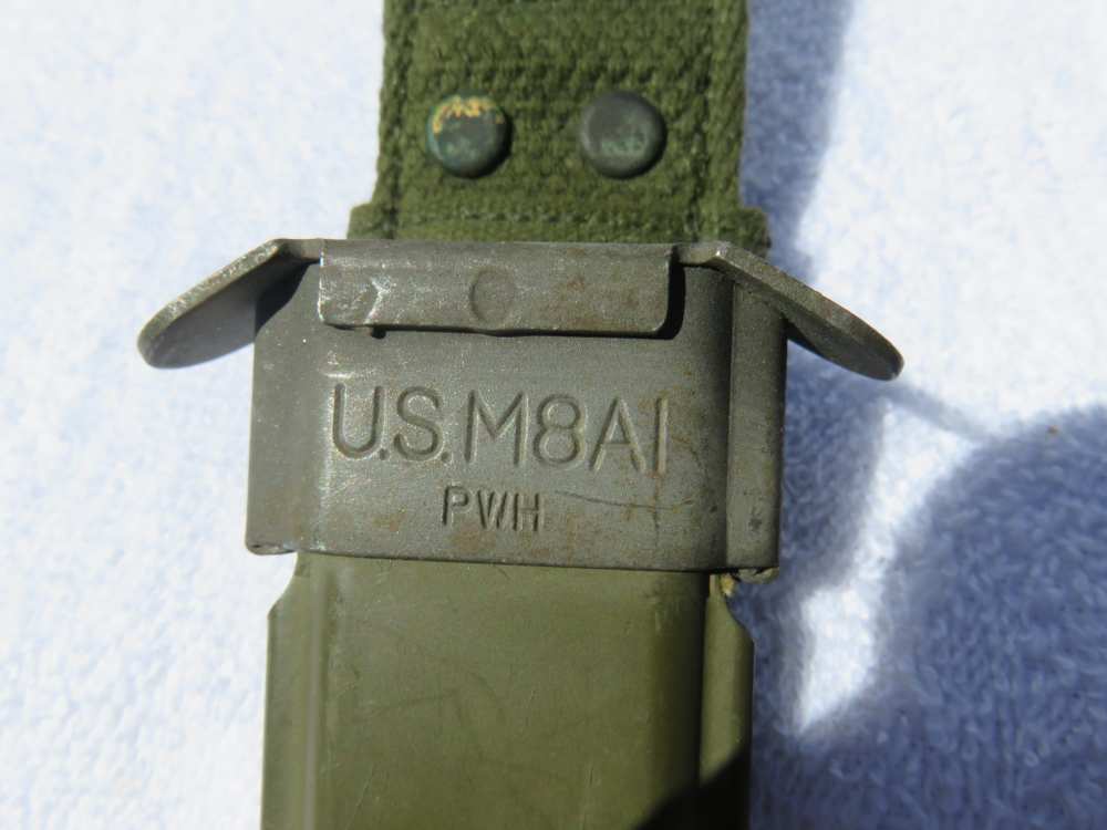 COLT M16 Vietnam Era M7 Factory Bayonet W/Scabbord all Original-img-3