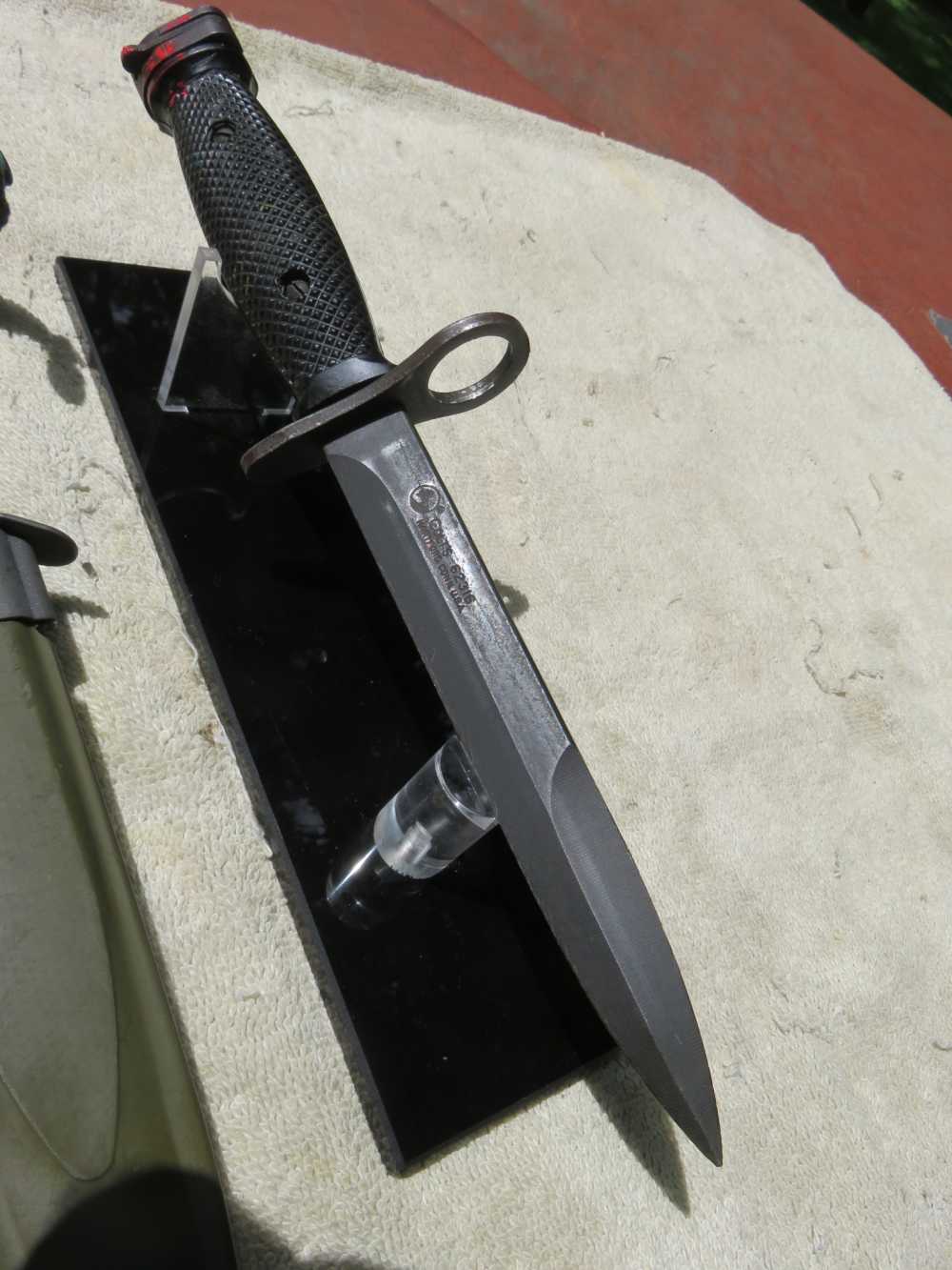 COLT M16 Vietnam Era M7 Factory Bayonet W/Scabbord all Original-img-8