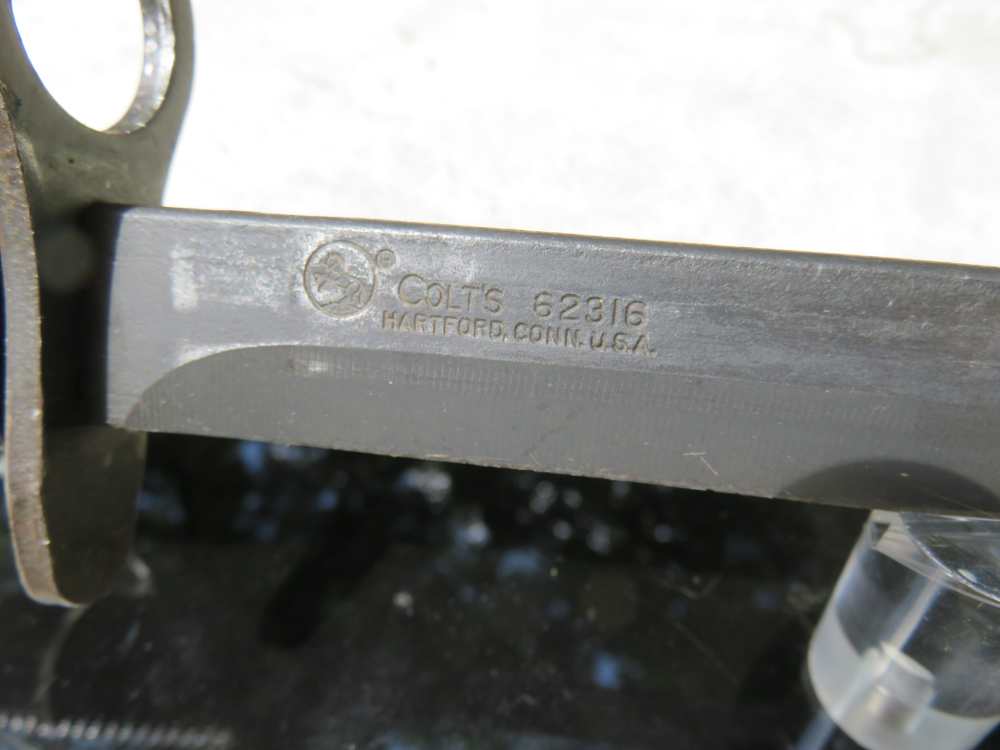 COLT M16 Vietnam Era M7 Factory Bayonet W/Scabbord all Original-img-2