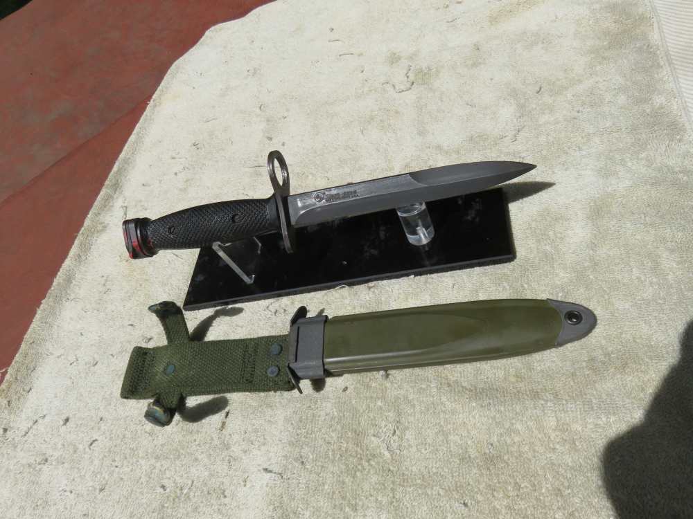 COLT M16 Vietnam Era M7 Factory Bayonet W/Scabbord all Original-img-10