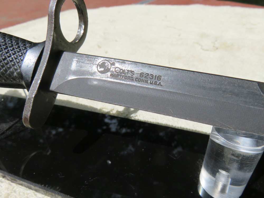 COLT M16 Vietnam Era M7 Factory Bayonet W/Scabbord all Original-img-9