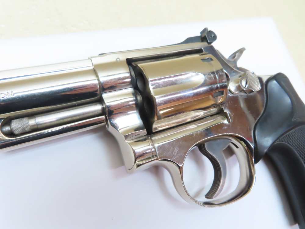 Smith & Wesson NICKEL Model 19-3 .357 Magnum 4" Barrel  NICE -img-16