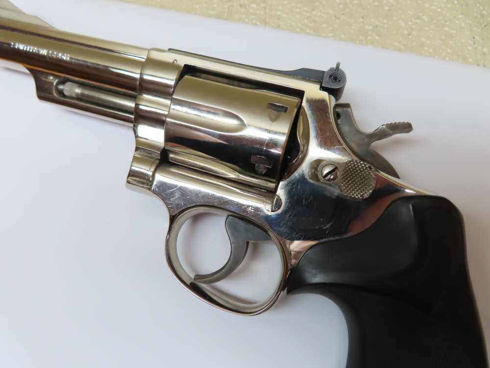 Smith & Wesson NICKEL Model 19-3 .357 Magnum 4" Barrel  NICE -img-14