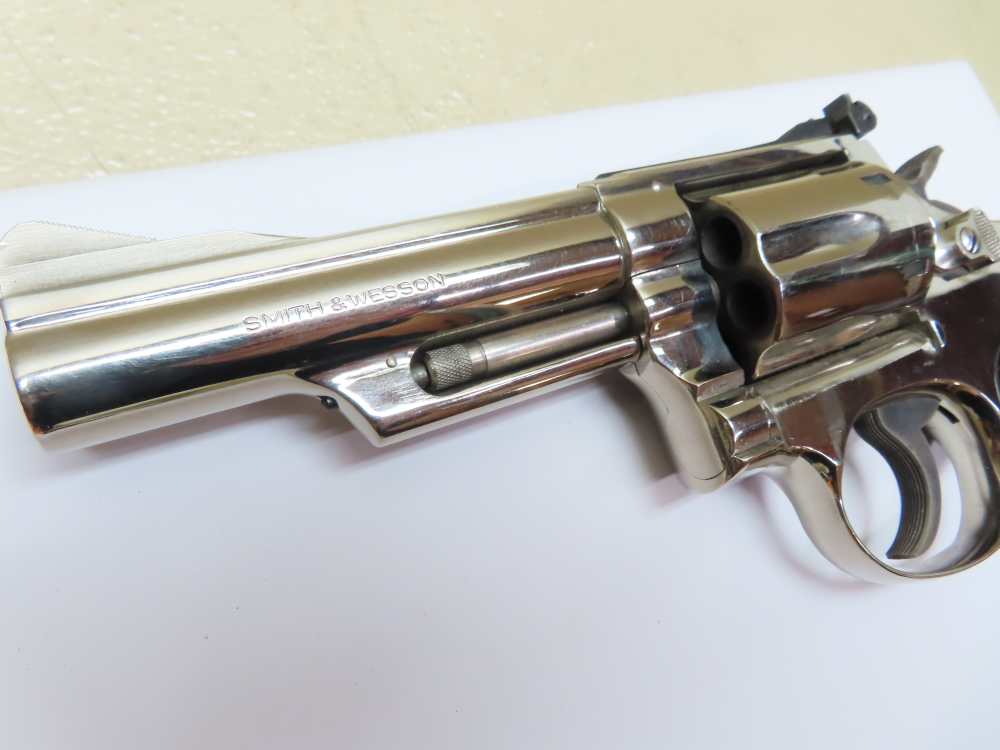 Smith & Wesson NICKEL Model 19-3 .357 Magnum 4" Barrel  NICE -img-17
