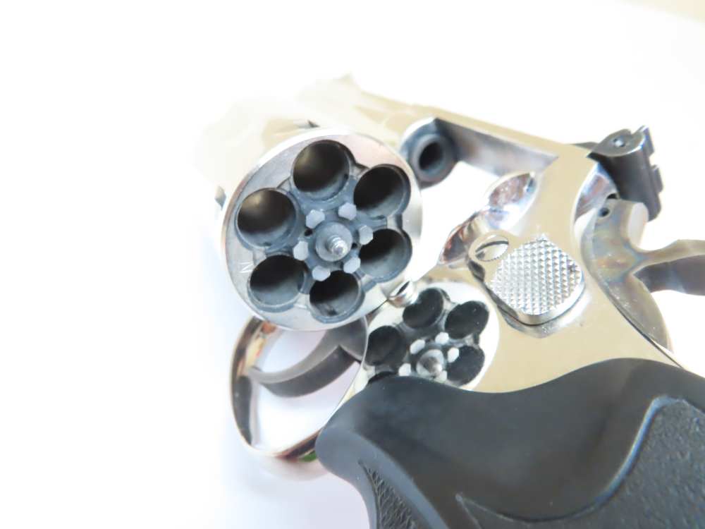 Smith & Wesson NICKEL Model 19-3 .357 Magnum 4" Barrel  NICE -img-20