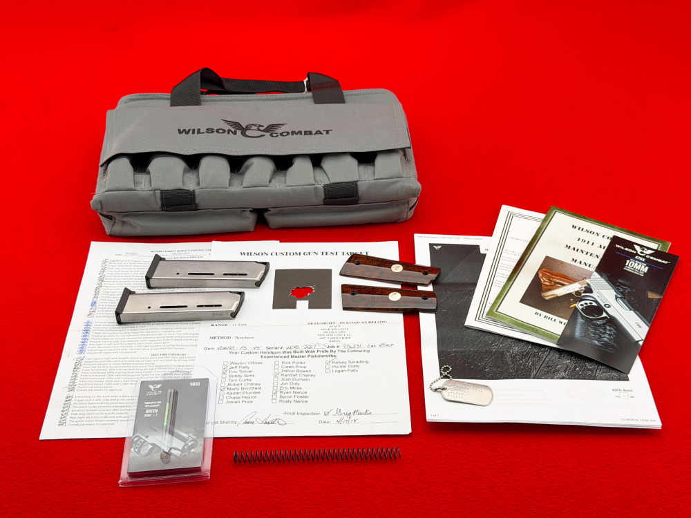2018 Wilson Combat 1911 5" 40th Anniversary .45 ACP w/ Bag-img-25