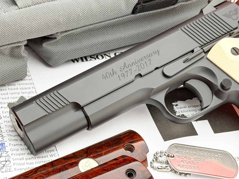 2018 Wilson Combat 1911 5" 40th Anniversary .45 ACP w/ Bag-img-3