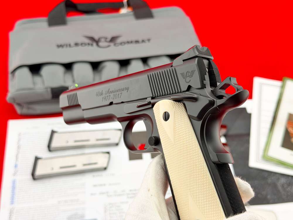 2018 Wilson Combat 1911 5" 40th Anniversary .45 ACP w/ Bag-img-17