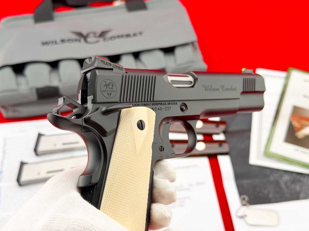 2018 Wilson Combat 1911 5" 40th Anniversary .45 ACP w/ Bag-img-16