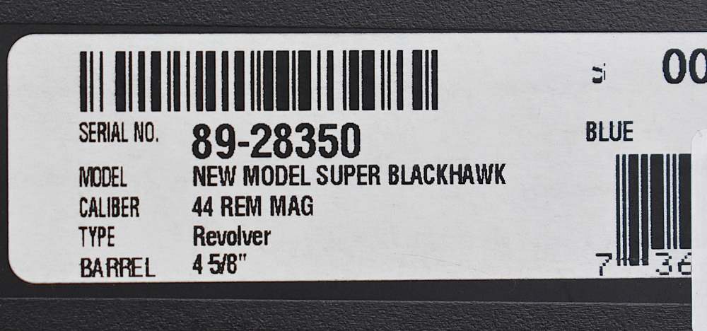 Ruger Super Blackhawk in 44 Mag blued 4 5/8" barrel - NEW!-img-10