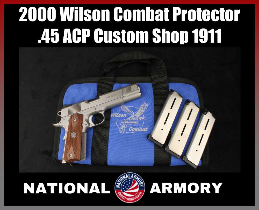 Wilson Combat Protector .45 ACP Stainless Early Custom Shop 1911-img-0