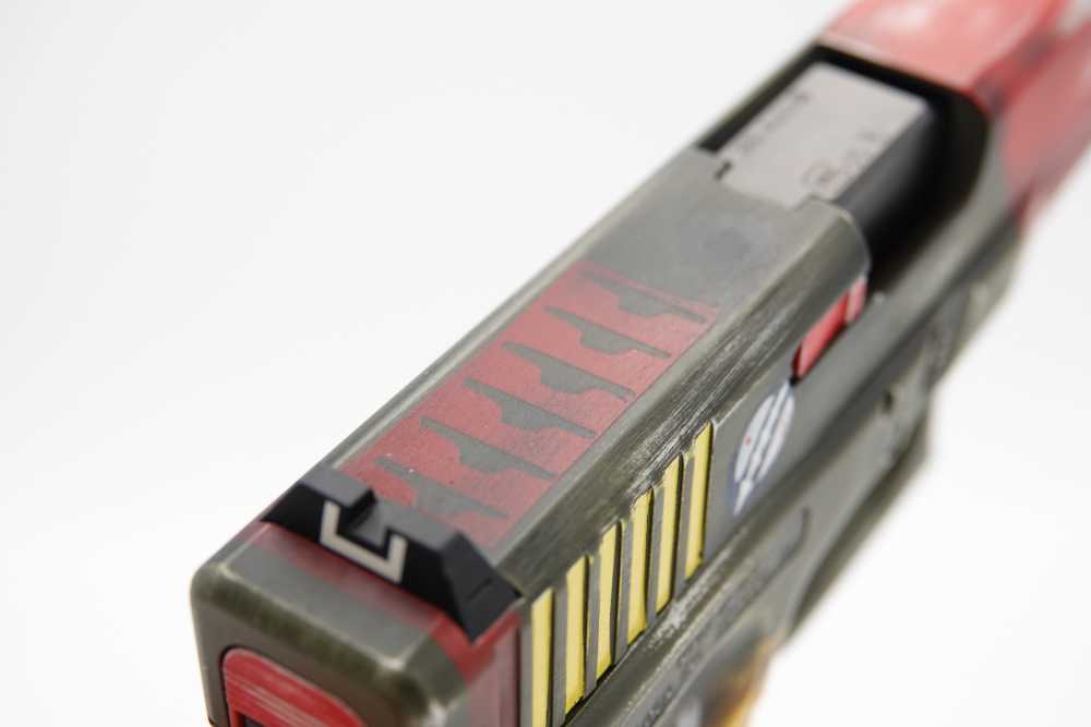 Custom Engraved and Cerakoted Star Wars - The Mandalorian Glock 28 380 ACP-img-20