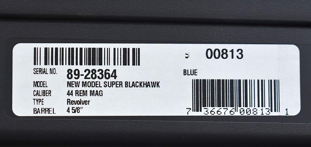 Ruger Super Blackhawk in 44 Mag blued 4 5/8" barrel - NEW!-img-10