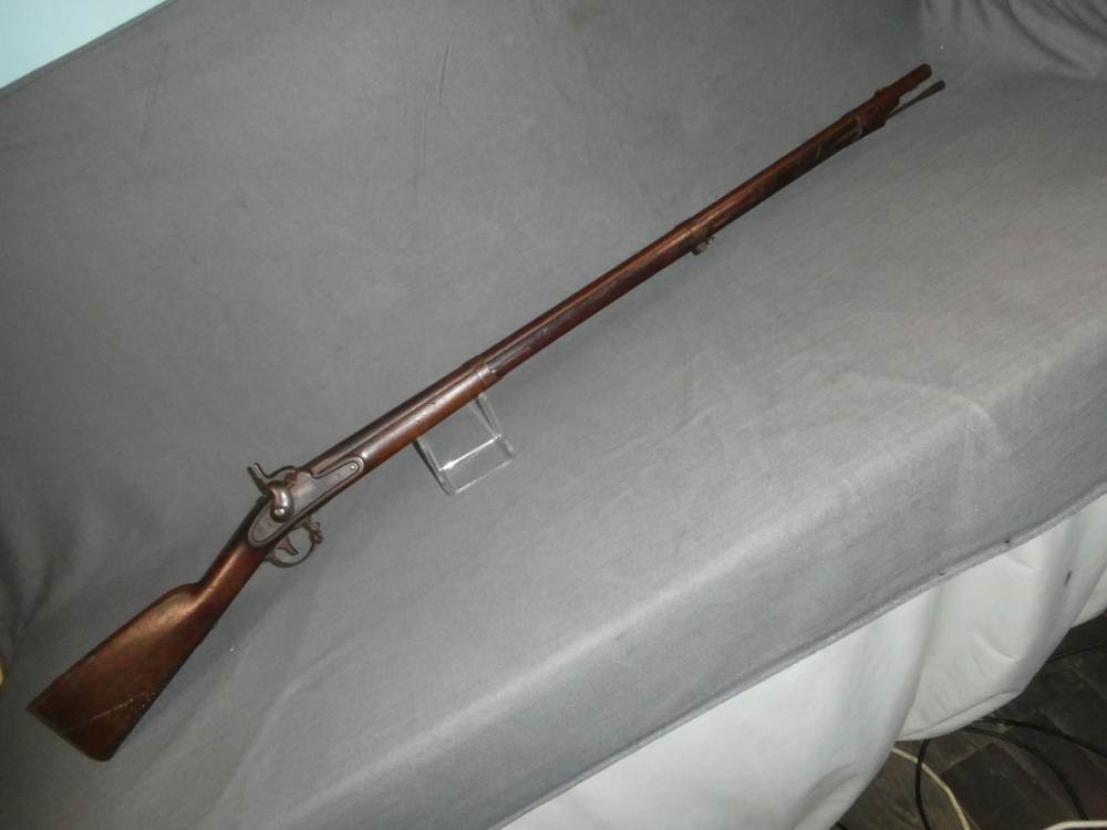 Confederate Palmetto Armory Model 1842 Musket, South Carolina Contract, .69-img-1