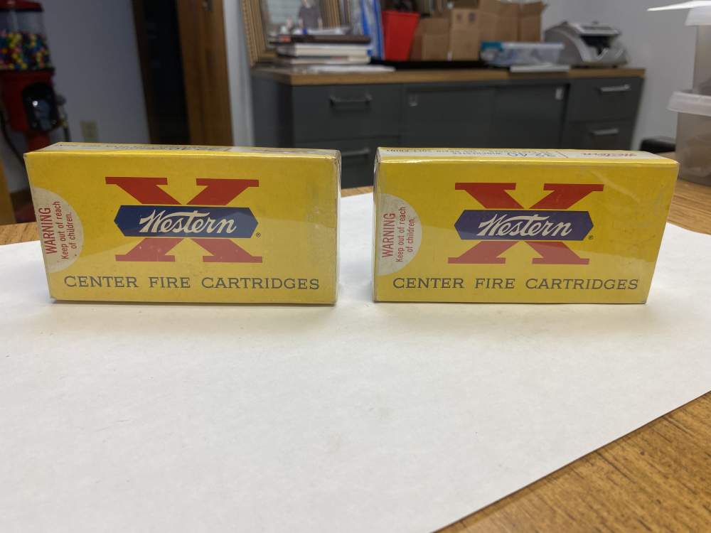 32-40 Winchester Western X  165 gr Soft Point 40 Rds NOS  -img-12