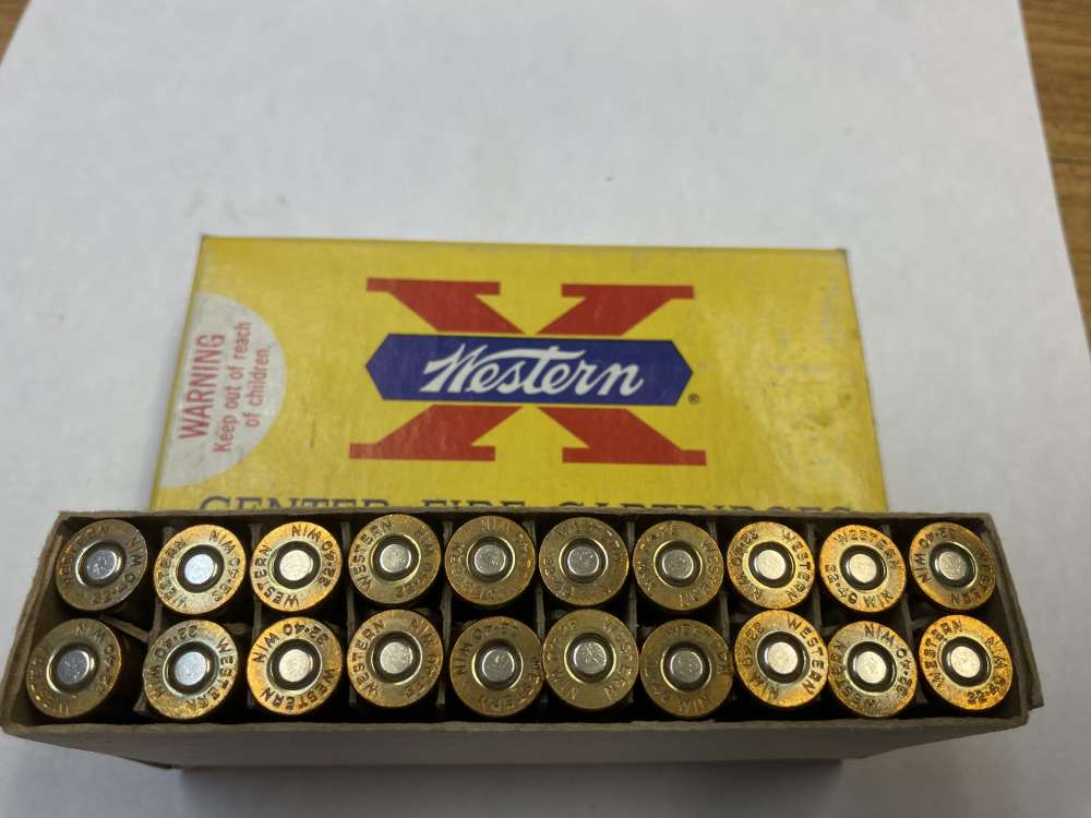 32-40 Winchester Western X  165 gr Soft Point 40 Rds NOS  -img-7