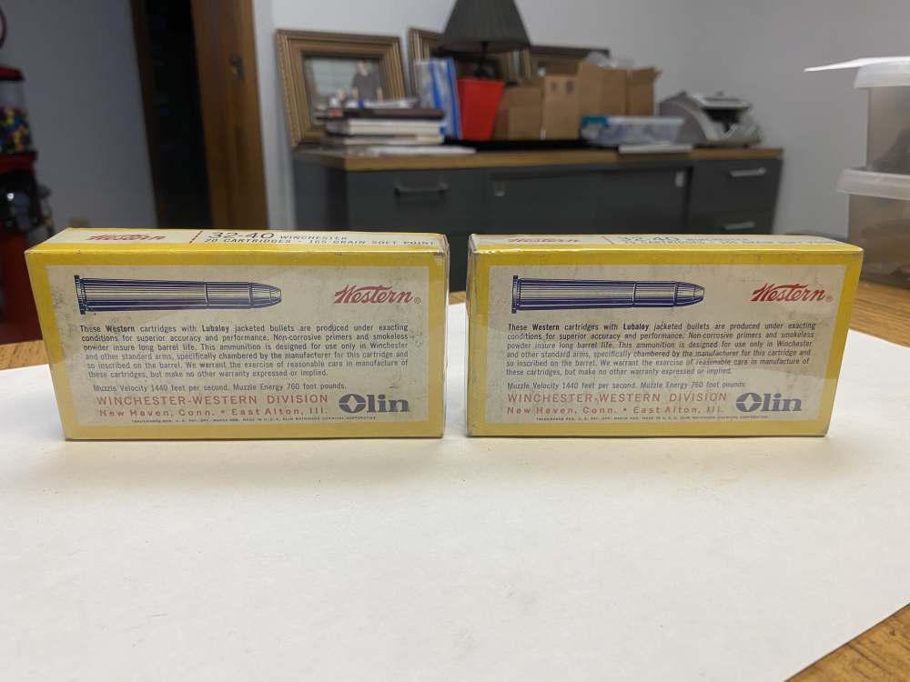 32-40 Winchester Western X  165 gr Soft Point 40 Rds NOS  -img-15