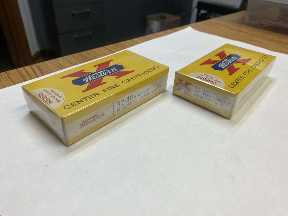 32-40 Winchester Western X  165 gr Soft Point 40 Rds NOS  -img-13