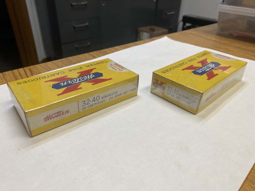 32-40 Winchester Western X  165 gr Soft Point 40 Rds NOS  -img-14