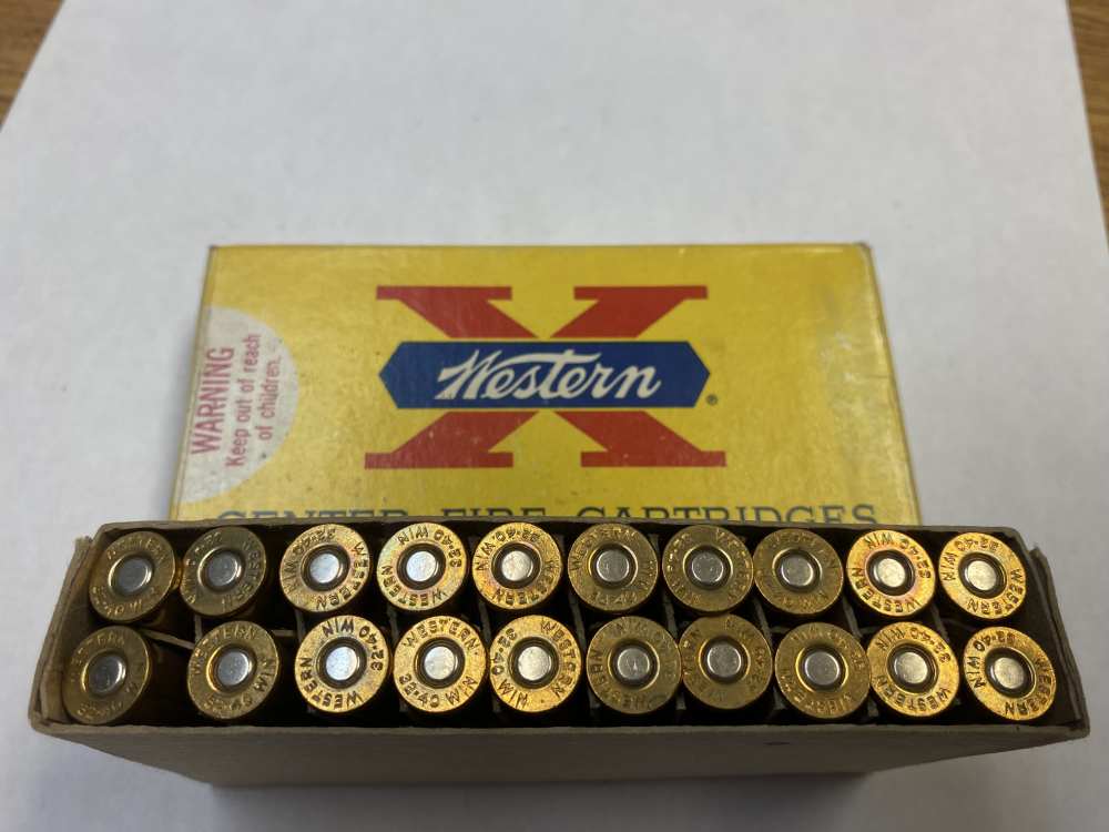 32-40 Winchester Western X  165 gr Soft Point 40 Rds NOS  -img-10