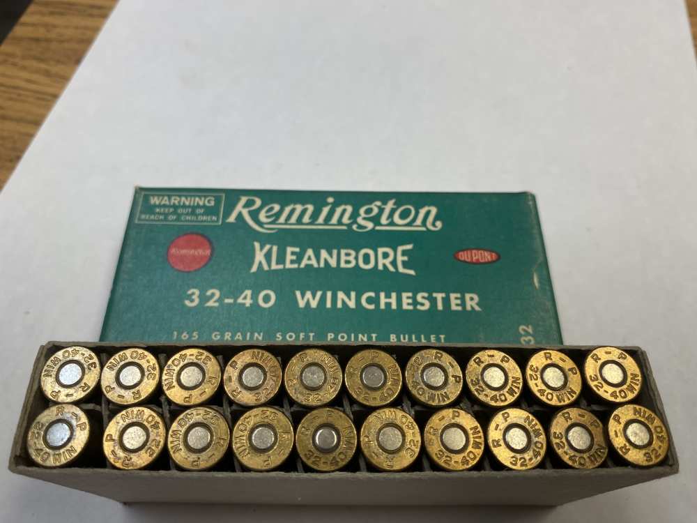 32-40 Winchester Remington Kleanbore  165 gr Soft Point 40 Rds NOS -img-10