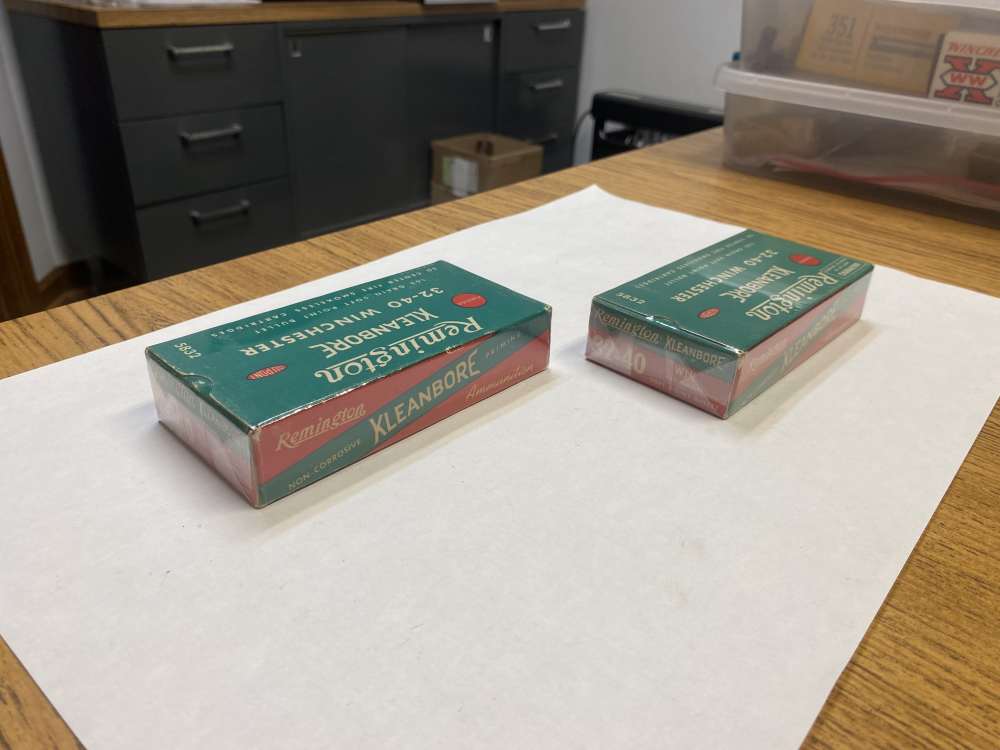 32-40 Winchester Remington Kleanbore  165 gr Soft Point 40 Rds NOS -img-14