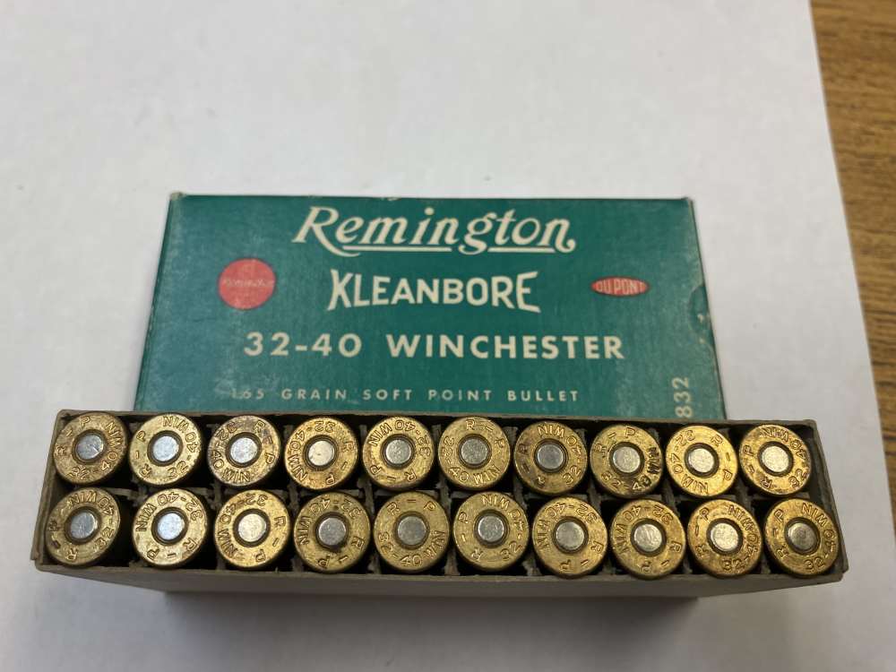 32-40 Winchester Remington Kleanbore  165 gr Soft Point 40 Rds NOS -img-7