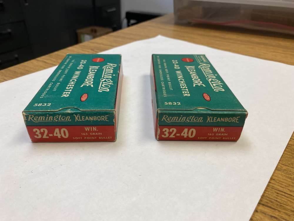 32-40 Winchester Remington Kleanbore  165 gr Soft Point 40 Rds NOS -img-2