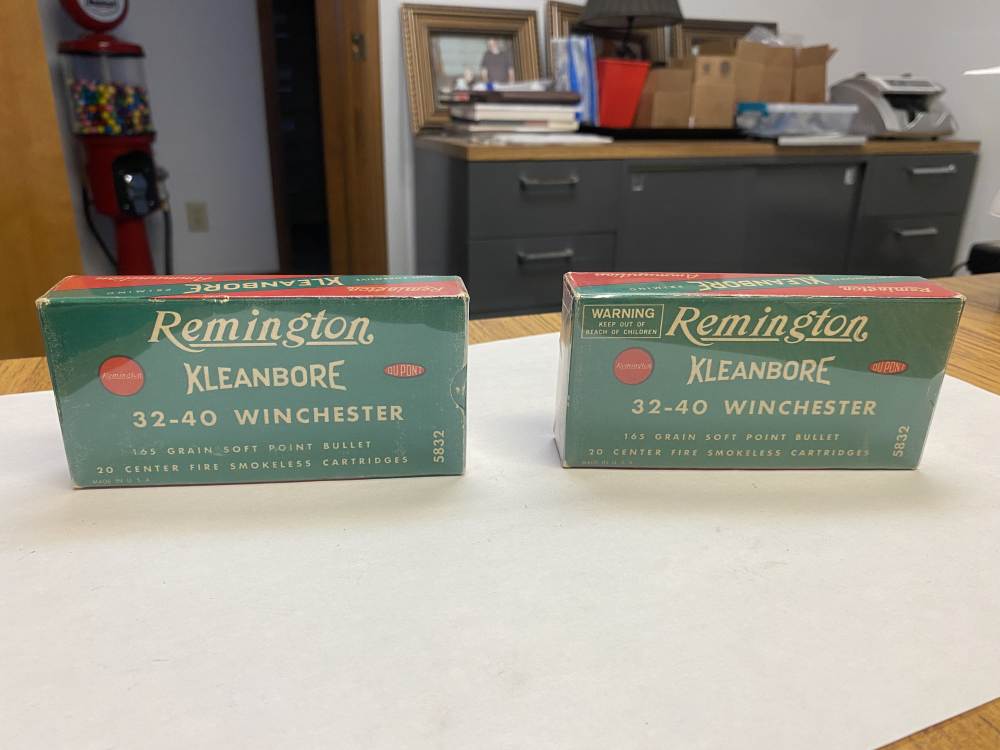 32-40 Winchester Remington Kleanbore  165 gr Soft Point 40 Rds NOS -img-12