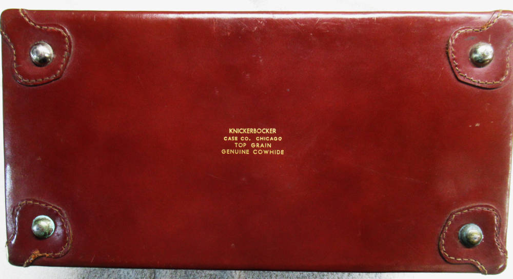 Knickerbocker Case Co. Top Grain Cowhide With Key & Lures-img-1
