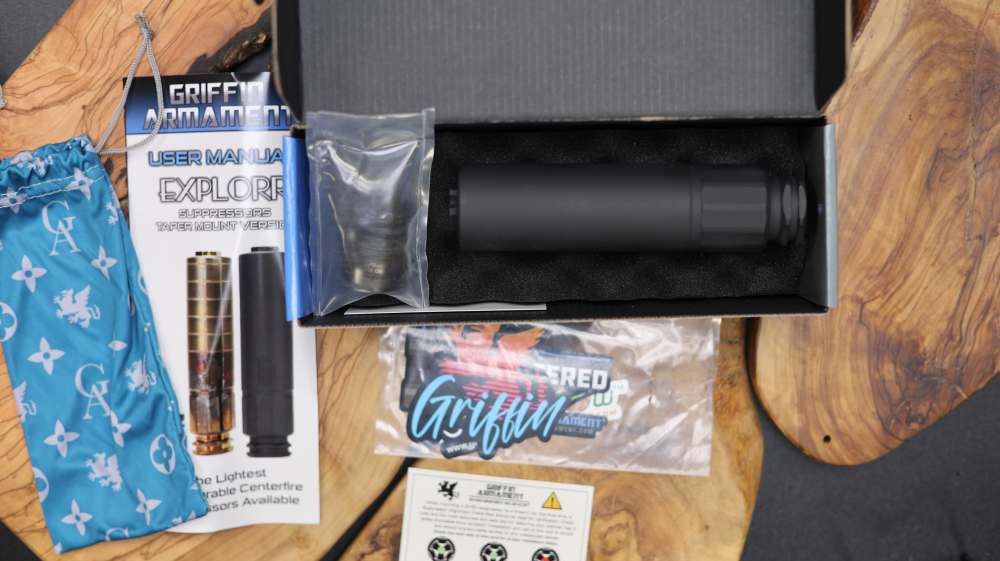 Griffin Armament EXPLORR EU2 .224 5.56 HUB Suppressor-img-0