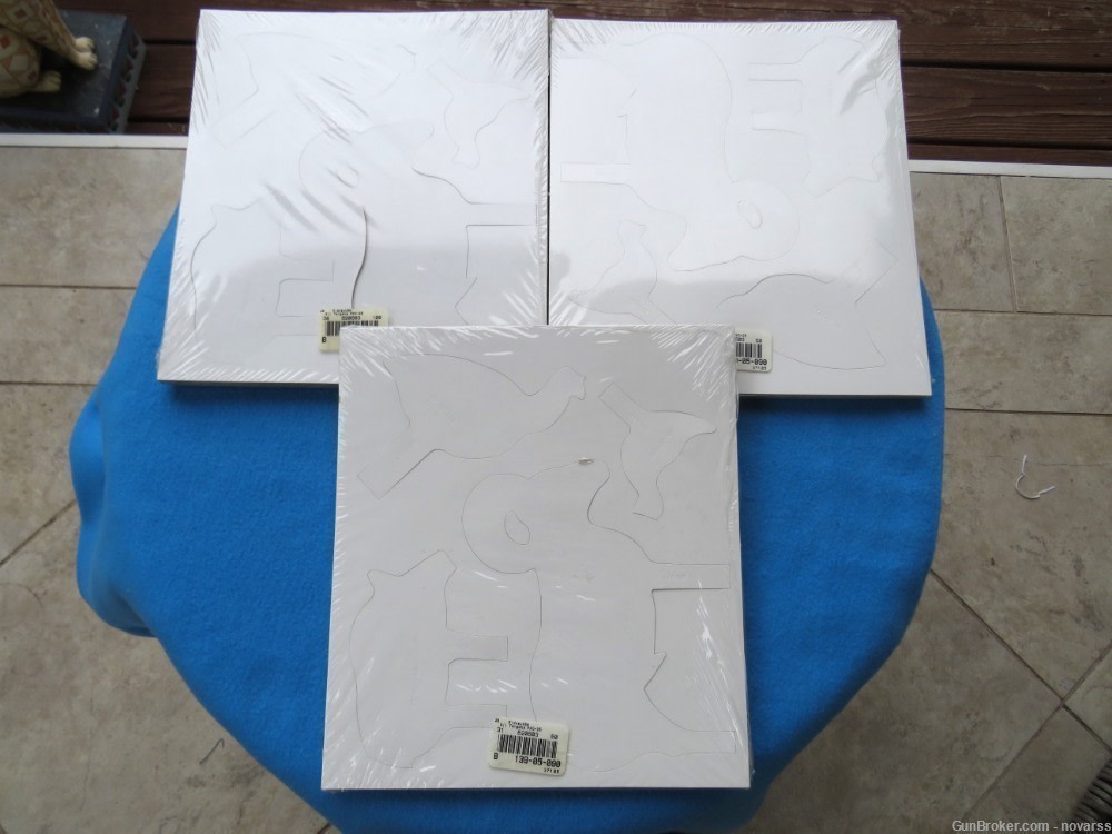 25 PACK MIDWAY SILHOUETTE TARGETS 10 X 9  CHICKENS, TURKEYS, PIGS, RAMS -img-1