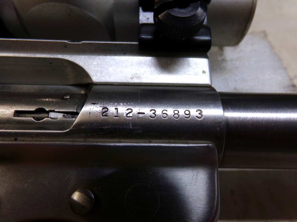 Used Ruger Mark II Target Pistol with a 5.5" barrel and Swift 2x20 Scope-img-3