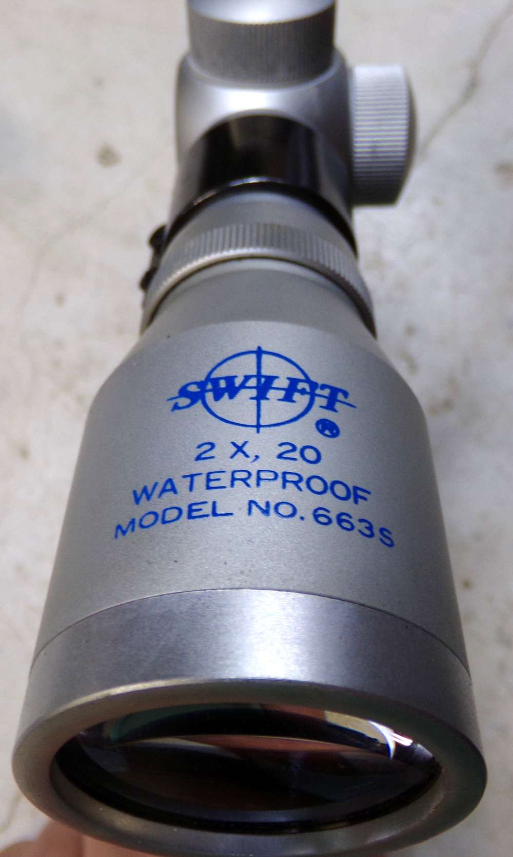 Used Ruger Mark II Target Pistol with a 5.5" barrel and Swift 2x20 Scope-img-4