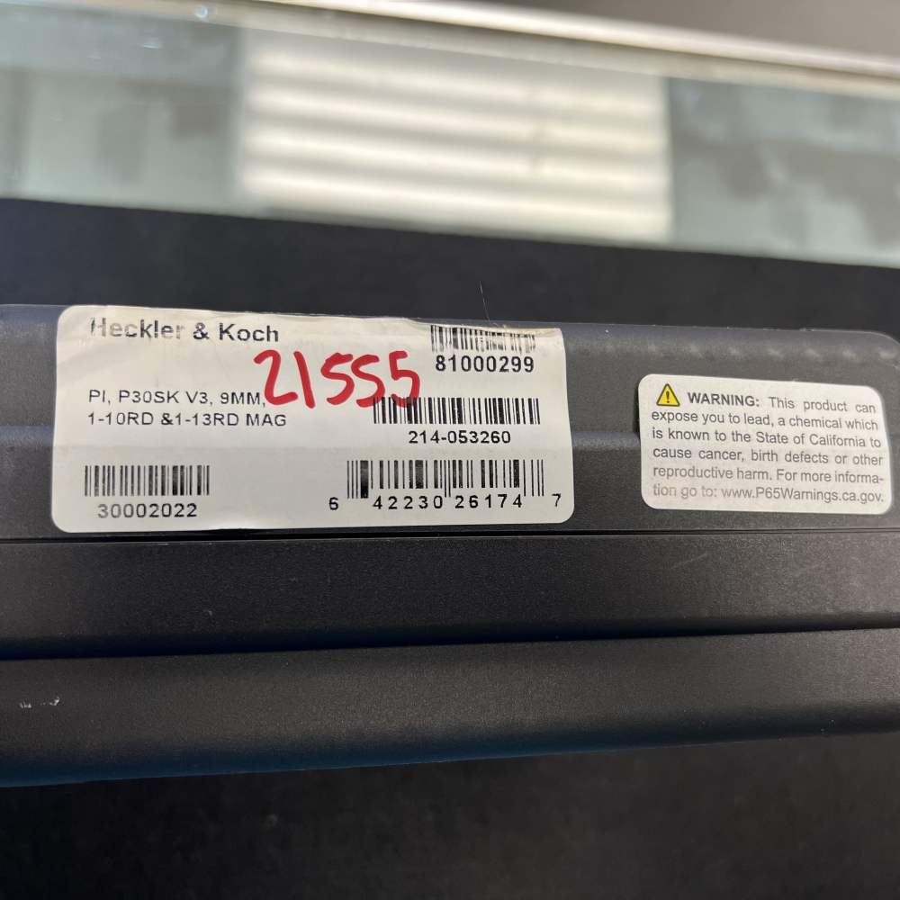 H&K P30SK-V3 9mm 10-13 Round Mags New W/Case & Extras! -img-39