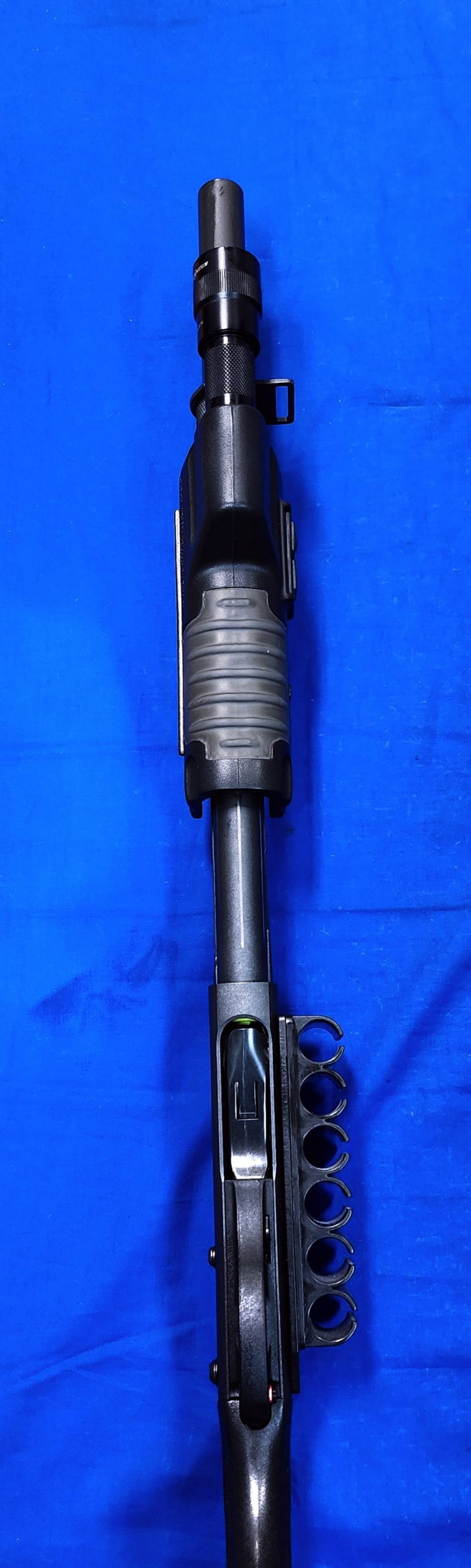 REMINGTON 870 EXPRESS MAGNUM 12GA 18.5" SUREFIRE LIGHT, SHELL CARRIER - EXC-img-6