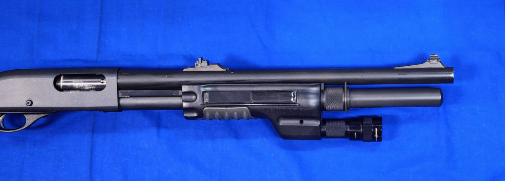 REMINGTON 870 EXPRESS MAGNUM 12GA 18.5" SUREFIRE LIGHT, SHELL CARRIER - EXC-img-3