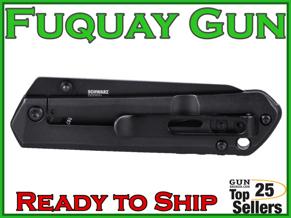 CRKT The Straight Schwarz Folding Knife-img-2