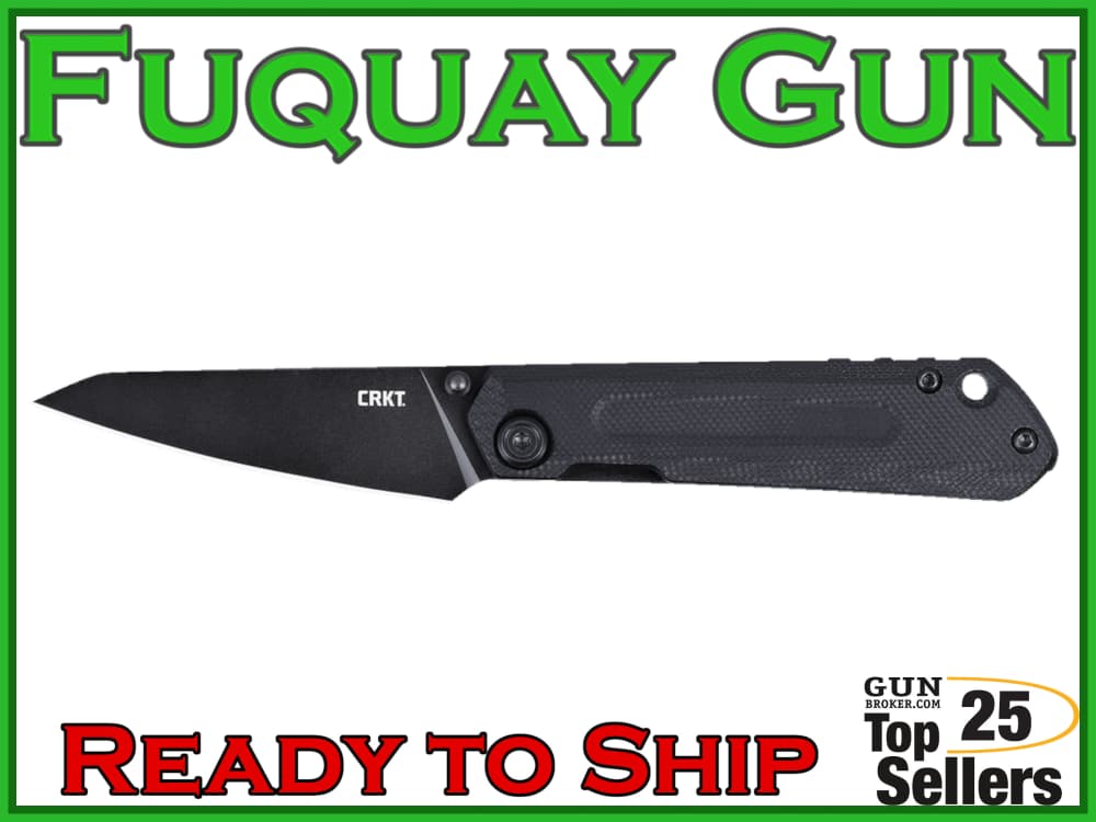 CRKT The Straight Schwarz Folding Knife-img-0