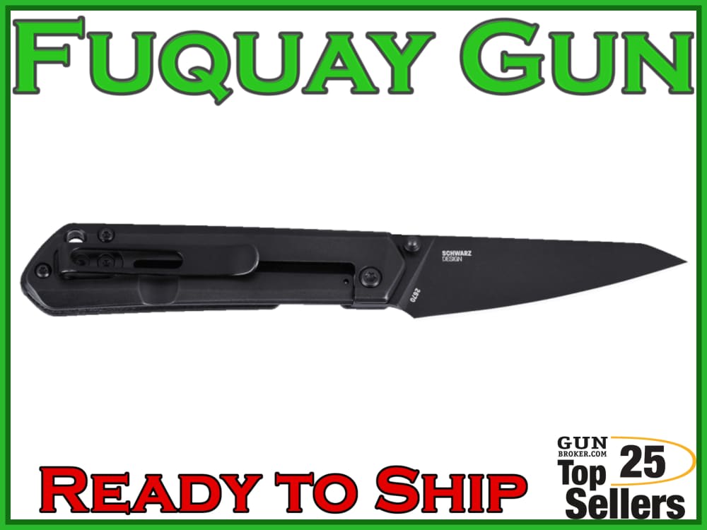 CRKT The Straight Schwarz Folding Knife-img-1